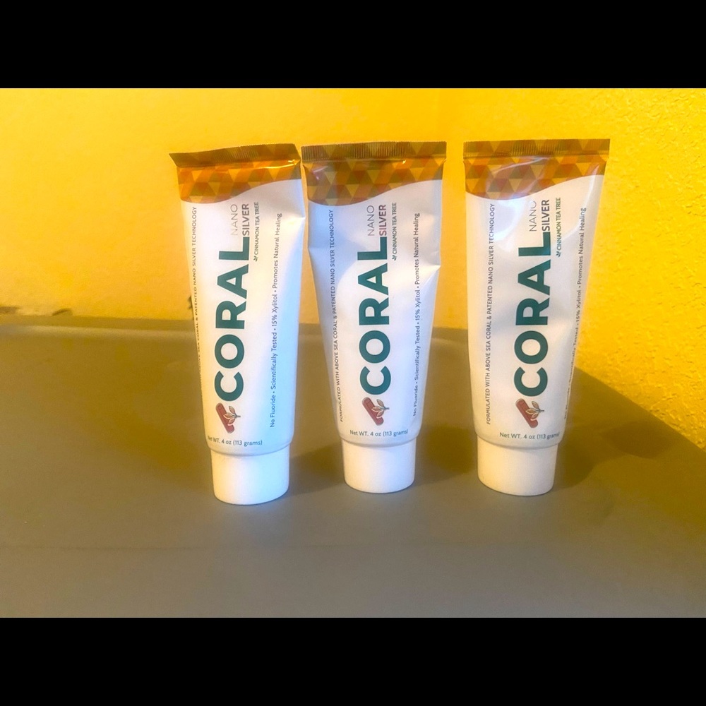 Coral toothpaste